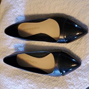 Black dress flats